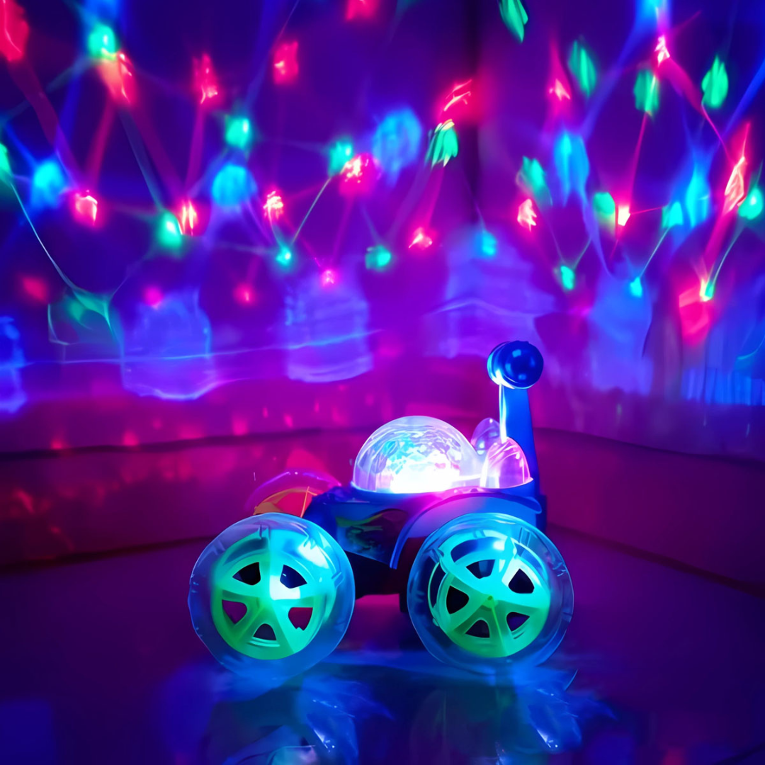 🚗💥 Carro de Juguete Giratorio – ¡Diversión, Luces y Acrobacias sin Fin! ⚡🎮