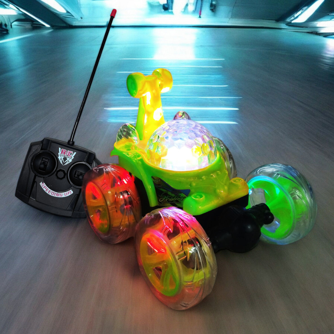 🚗💥 Carro de Juguete Giratorio – ¡Diversión, Luces y Acrobacias sin Fin! ⚡🎮