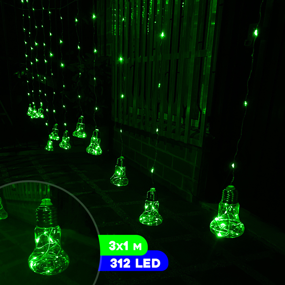 🎄✨ Cortina Micro LED Estilo Campana – Ilumina tu Espacio con Encanto y Estilo 💡🔔