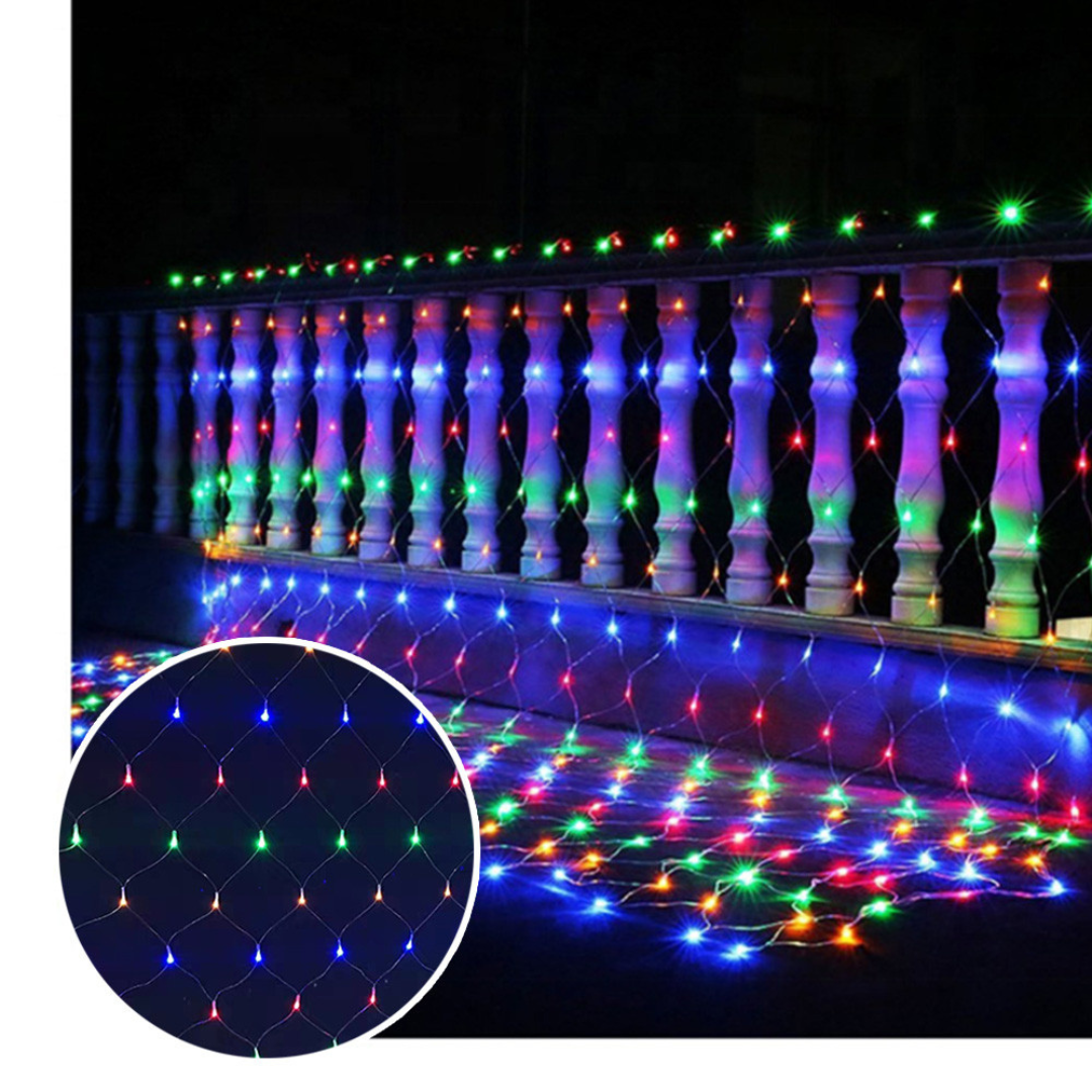 💡✨ Luces en Malla 1.50 × 1.50 m (120 LED) – ¡Ilumina tus Espacios con Estilo! 🌟🎄