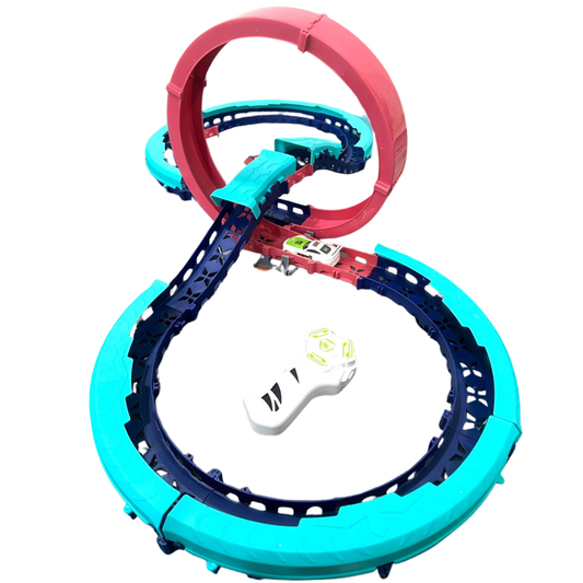 🏎️ Pista de Carros Turbo Loop con Tapete – ¡Velocidad, Luz y Diversión sin Límites! ⚡🎯