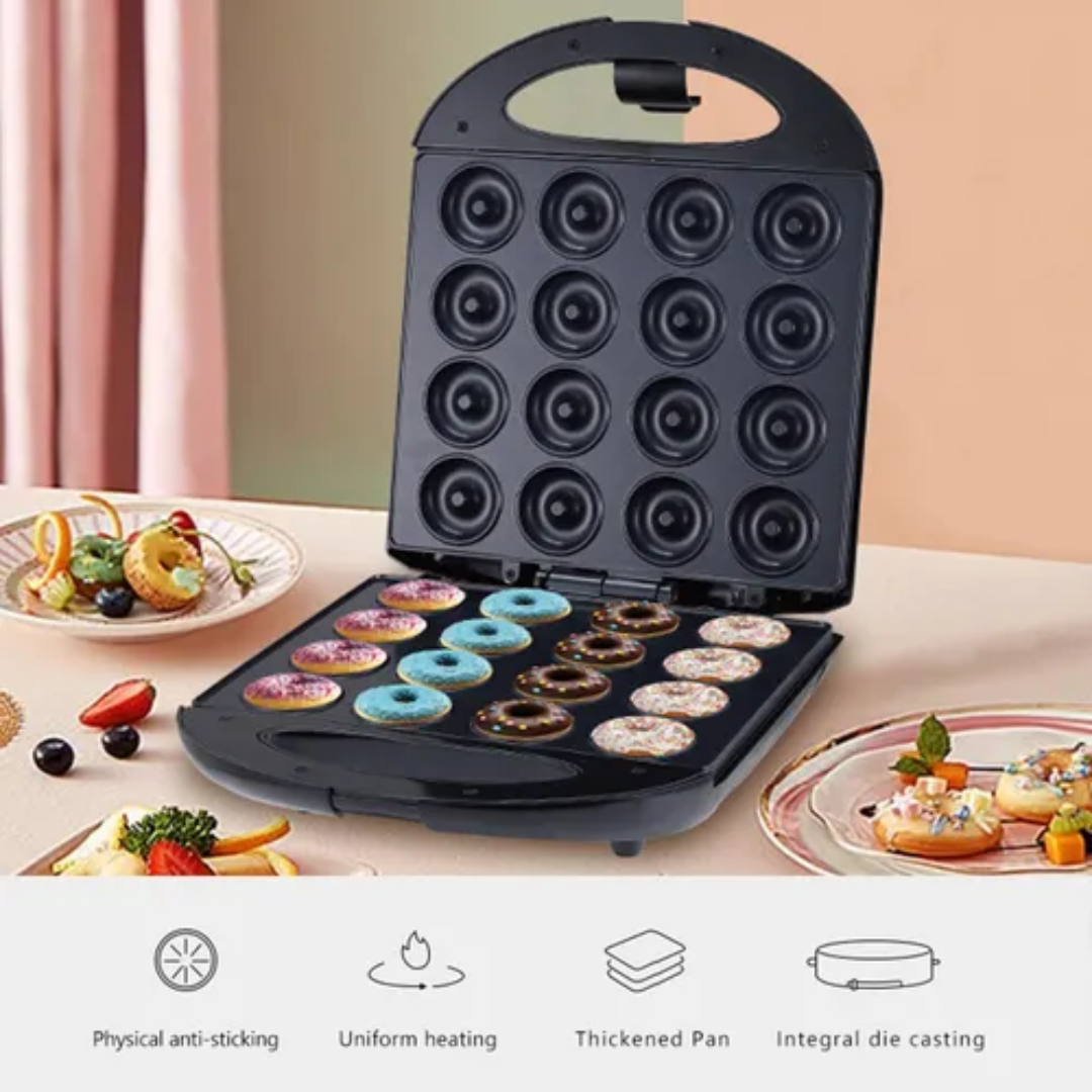 🍩✨ Mini Máquina para Hacer 16 Donas Rápidamente – Delicias en Minutos 🌟🍩