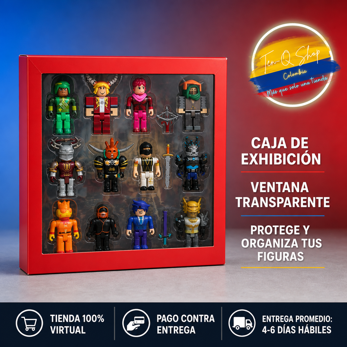 🎮 Set de 12 Figuras - ¡Doce personajes para crear tus propias aventuras!