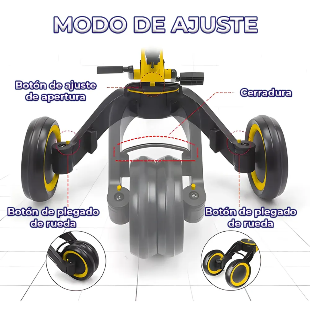 🚲✨ Triciclo Multifuncional Picool  en 1 – ¡Crece con tu pequeño! 🌈👶